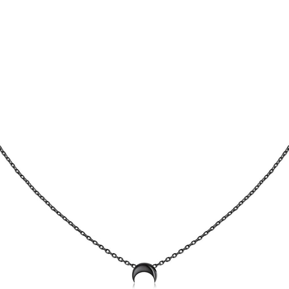 Personalized 925 Sterling Silver Dainty Small Heart/Star/Moon/Dot/Triangle Penda